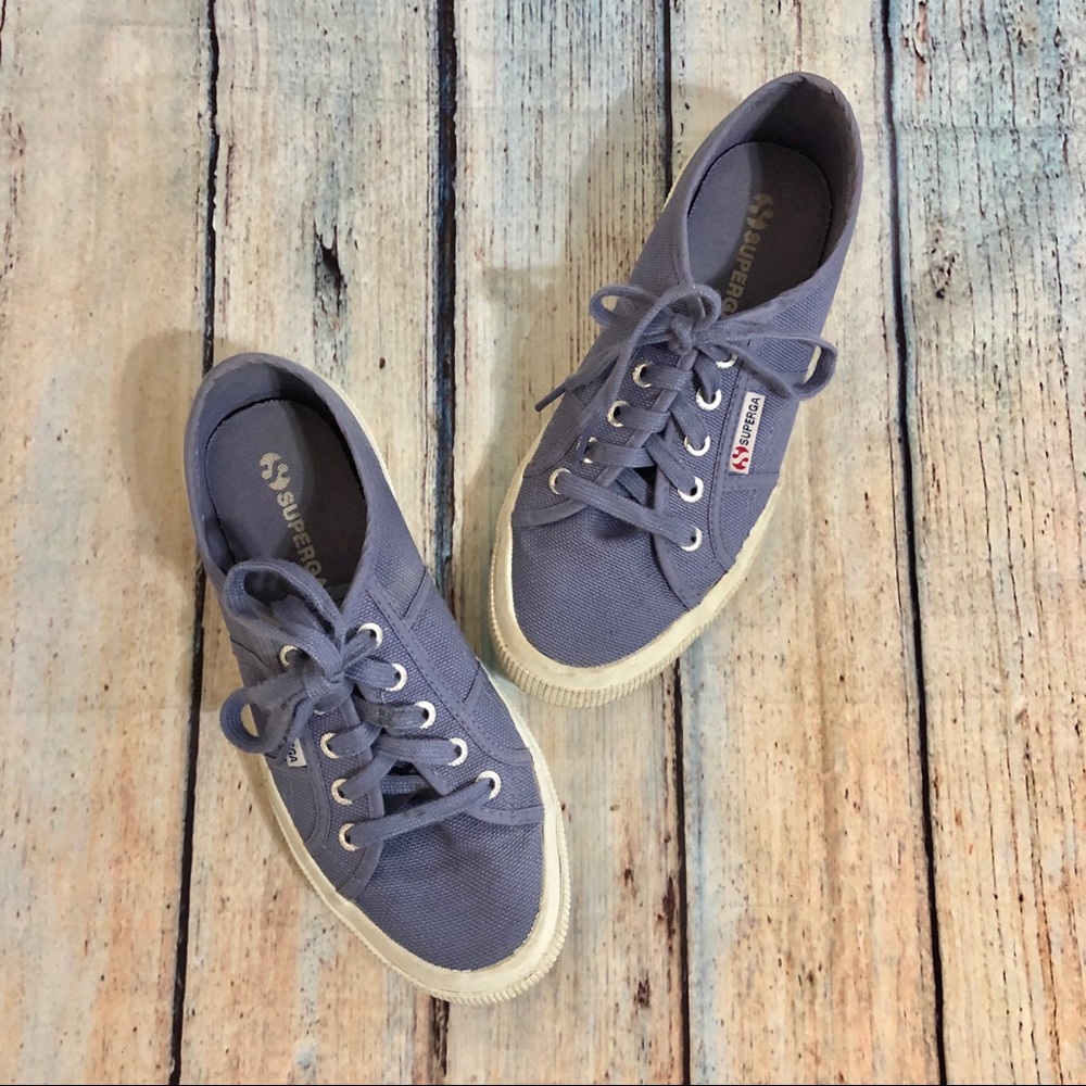 Superga Slate Blue Casual Sneakers - Picture 2 of 12